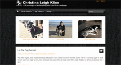 Desktop Screenshot of christinakline.com